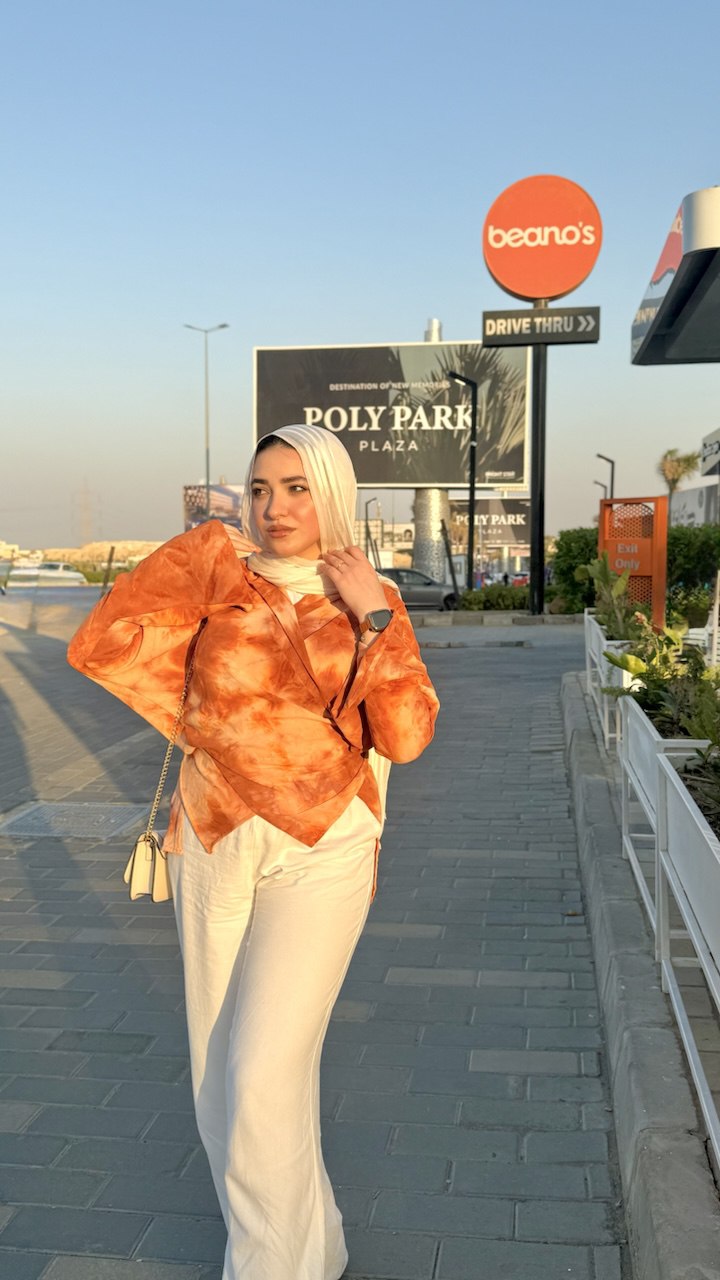 Tropic twist blouse