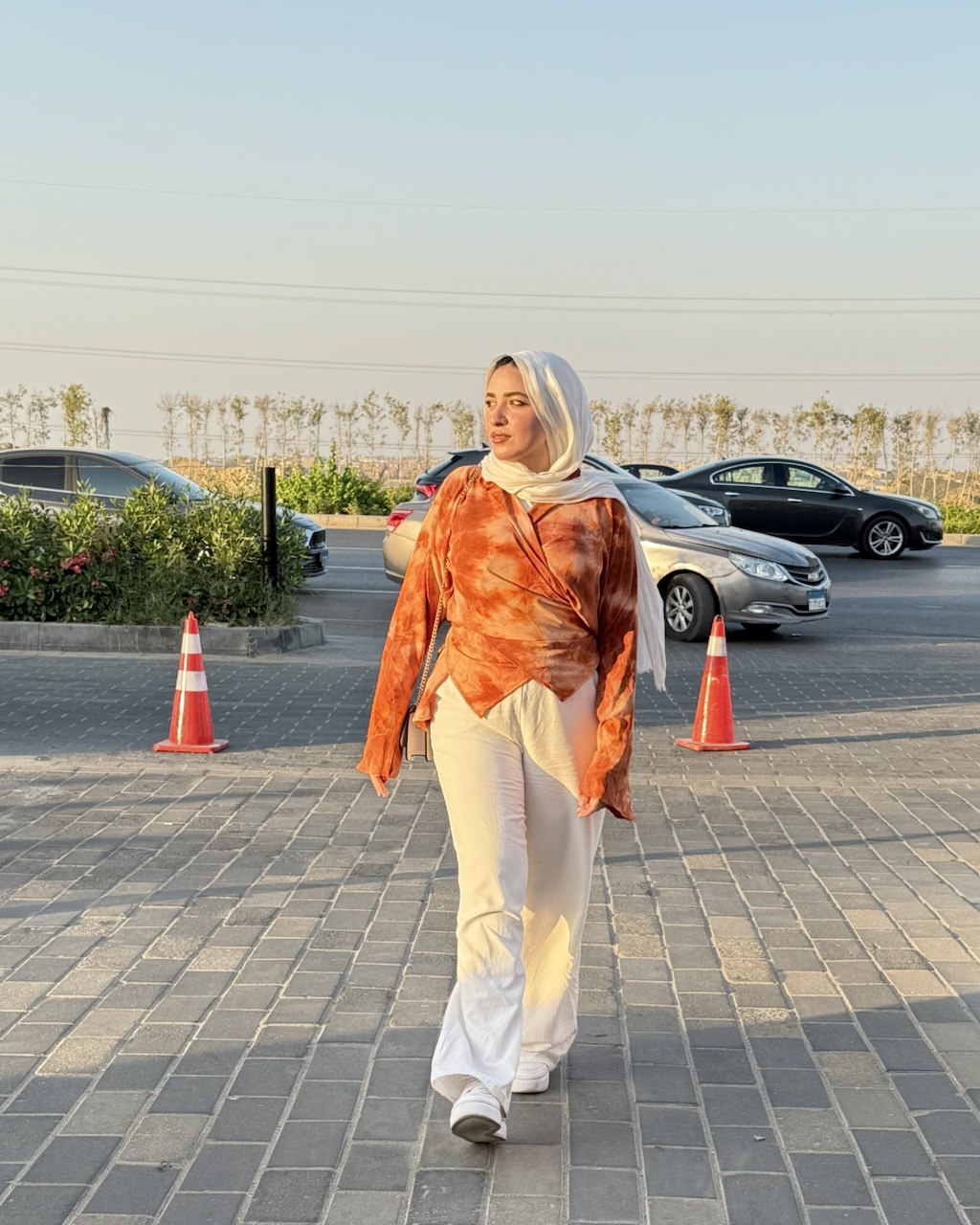 Tropic twist blouse