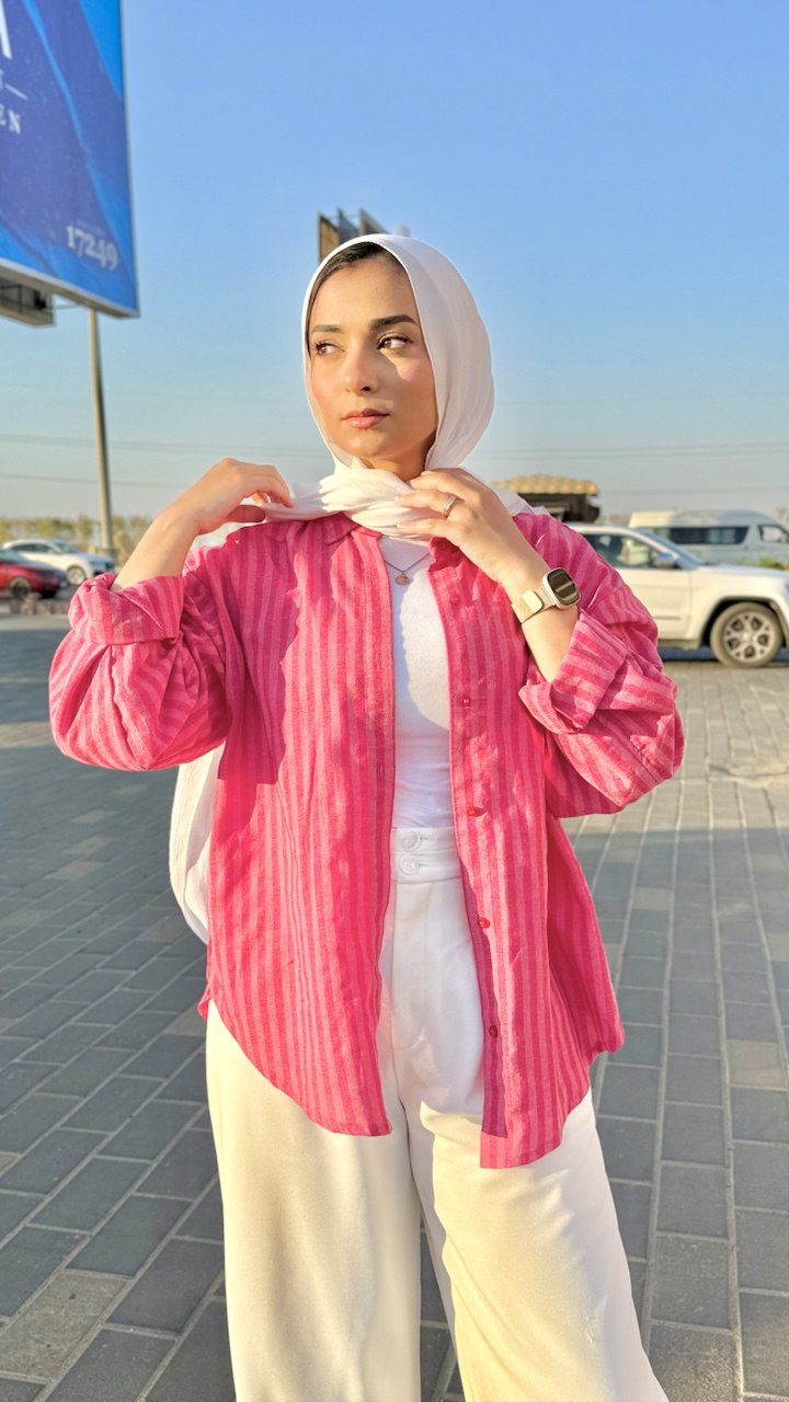 Hot pink glow chemise